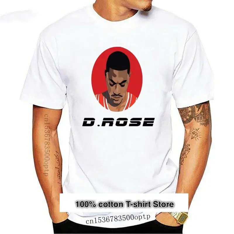 

Camiseta con retrato de Derrick Rose, camiseta de "El retorno" de Chicago Swavey