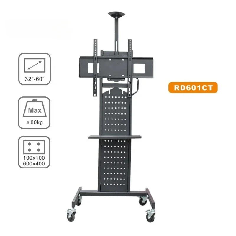 Высококачественная подвижная подставка с колесами для телевизионного экрана 32-60