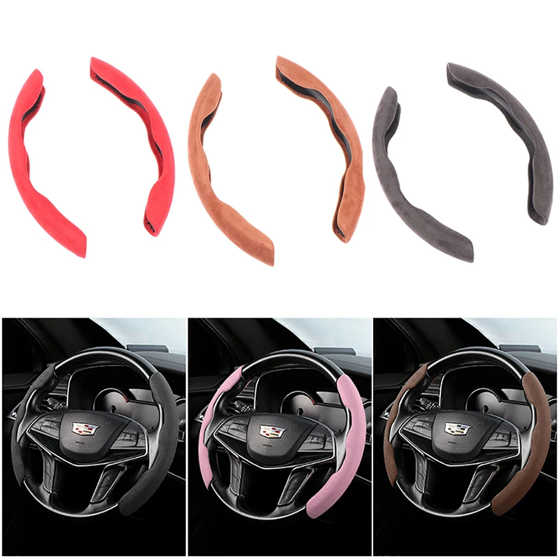 

Universal Car Steering Wheel Cover Anti-Slip Turn Fur Steering Wheel Cover Car Steering-wheel Covers Car Interior Accessories