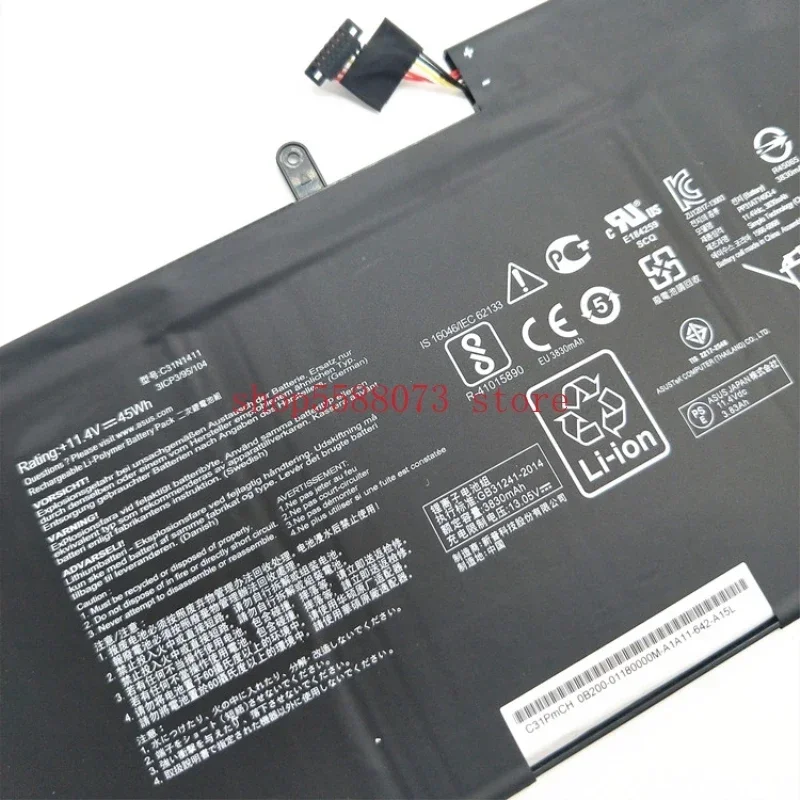 Аккумулятор C31N1411 для ASUS Zenbook U305 U305F U305FA U305CA UX305 UX305CA UX305F UX305FA 11 4 в 45 Вт/ч