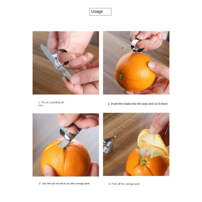 

Оригинальная оранжевая точилка из нержавеющей стали, оранжевая точилка, портативное устройство для кухни