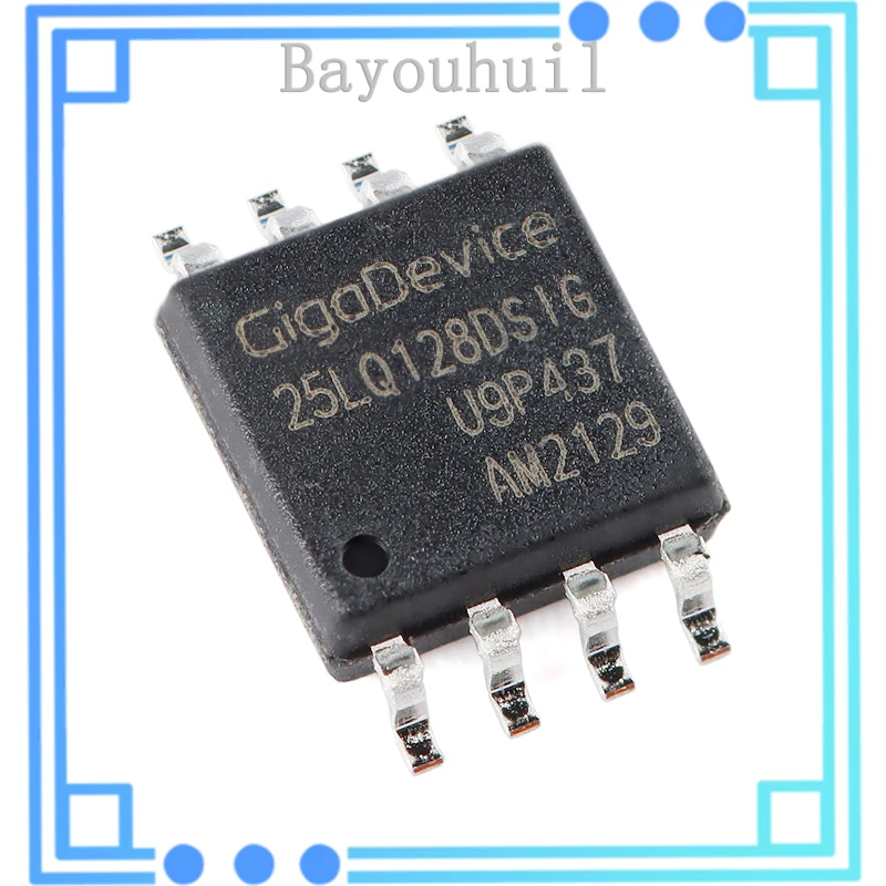 

10PCS Original Authentic GD25LQ128DSIG SOP-8 128M-bit 1.8V Serial Flash Memory Chip