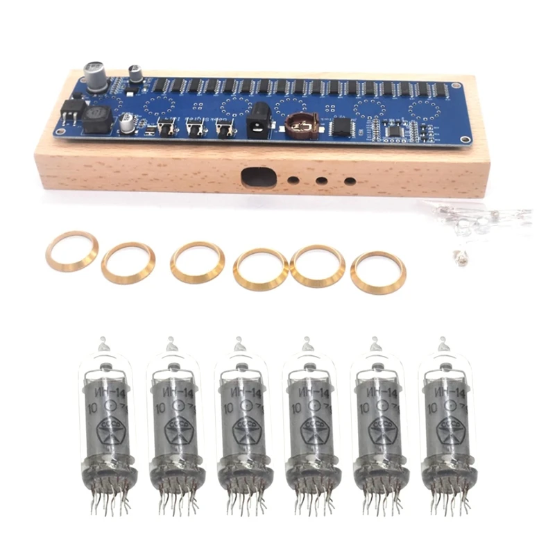 

Former Soviet Union IN14 Glow Tube Clock DIY Kits DC12V N14 Glow Tube Clock DIY Kit