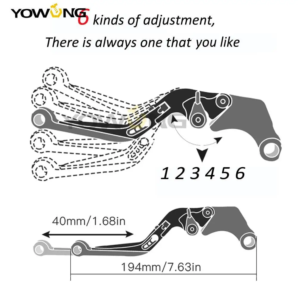 Рычаги сцепления тормоза мотоцикла руль руля рукоятки концы для DUCATI MONSTER M750 1994 1995