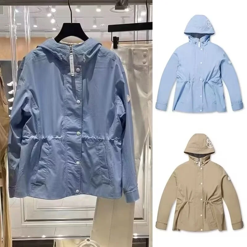 

2022 New Golf Jacket women Outdoor Sports Golf Suit Windbreaker Lightweight Breathable Zipper hood Jacket