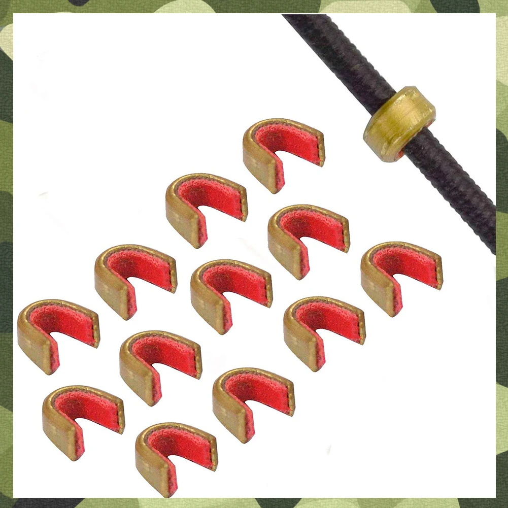 

Bow String Nocking Points – Bowstring Nock Point Archery Accessories, Brass Nocks for Recurve and Compound Bow