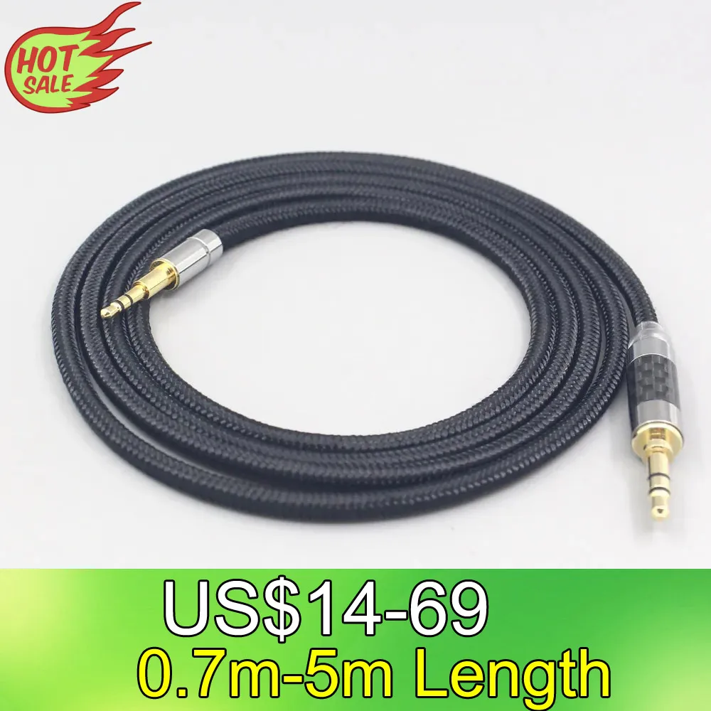 Супермягкий нейлоновый кабель OFC для наушников 6 5 мм XLR 4 Denon AH-D340 D320 NC800 NC732 NCW500 N60c K845