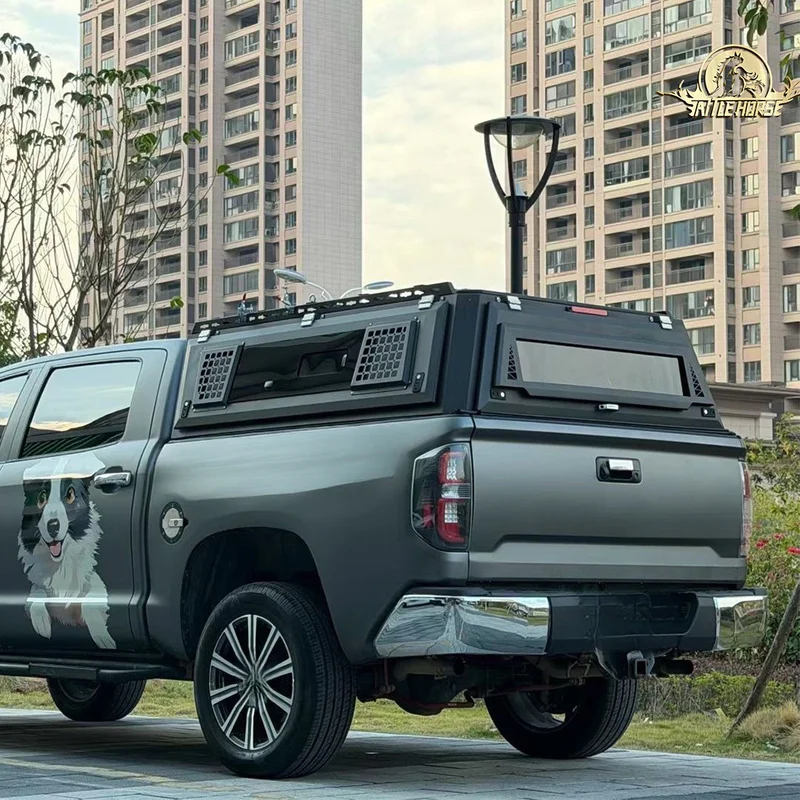 Фото Прочный алюминиевый тент-кунг для пикапа (крышка кузова) для Silverado, Hilux II, LCV №1