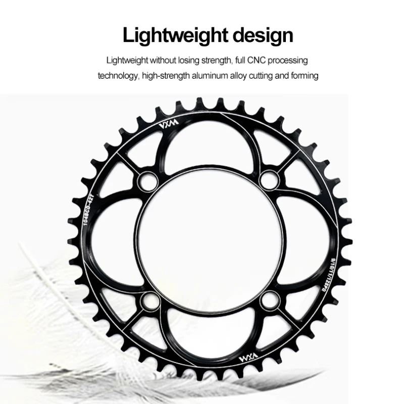 Bicycle Double Chainring 110BCD 34T 50T 36T 52T 39T 53T Road Bike Crankset Riding Disc Aluminum Chainwheel Folding Bike Disc