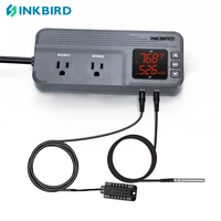 inkbird itc 608t temperaturehumidity controller 12 period time 1800w digital pre wired outlet humidistat thermostat for reptile
