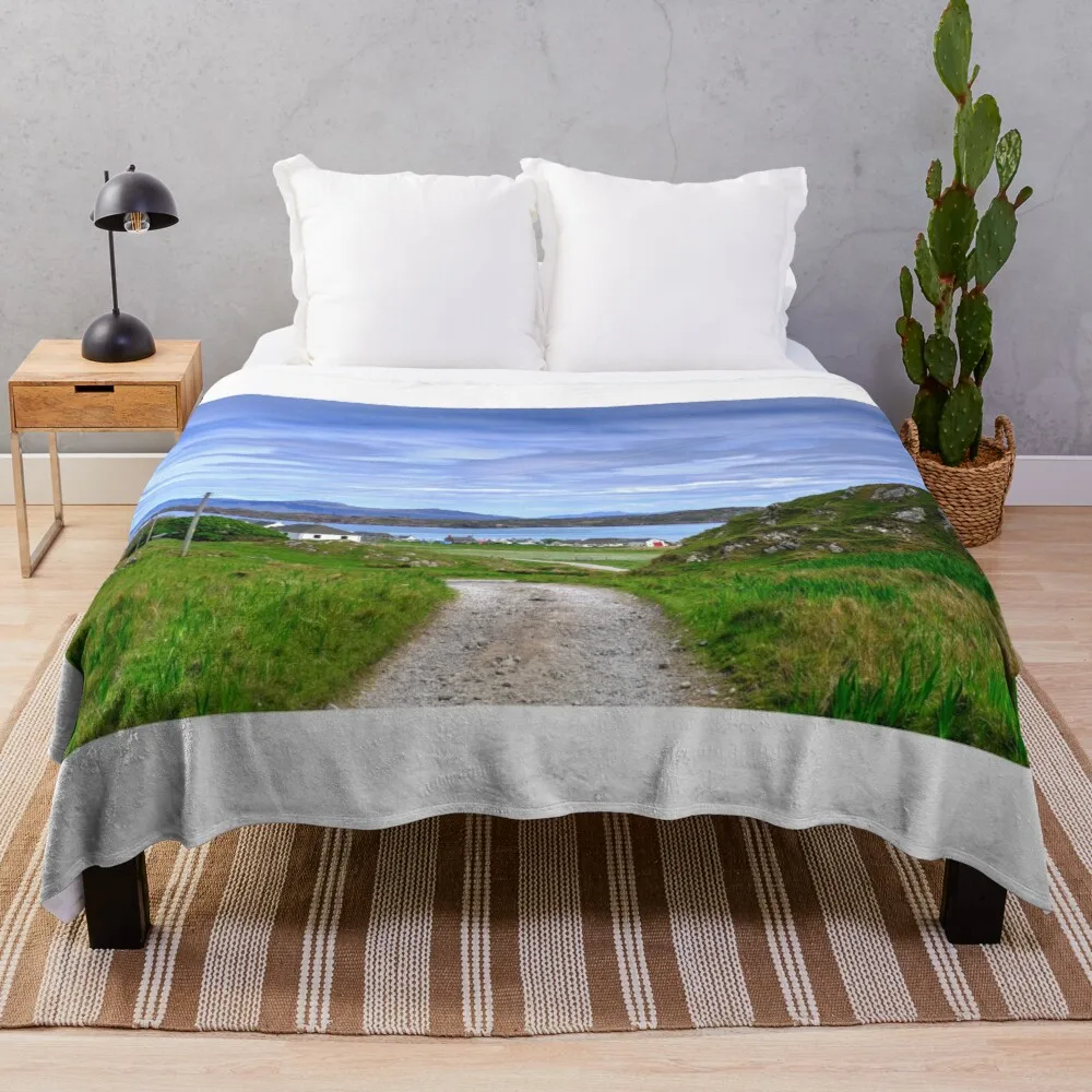 

Baile Mor, Isle of Iona, Inner Hebrides, Scotland Throw Blanket