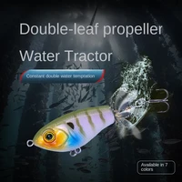 20pcs 50 pcs double propeller topwater lure 9g 16g 60mm 85mm fishing lures surface crankbait lures for bass trout pike perch
