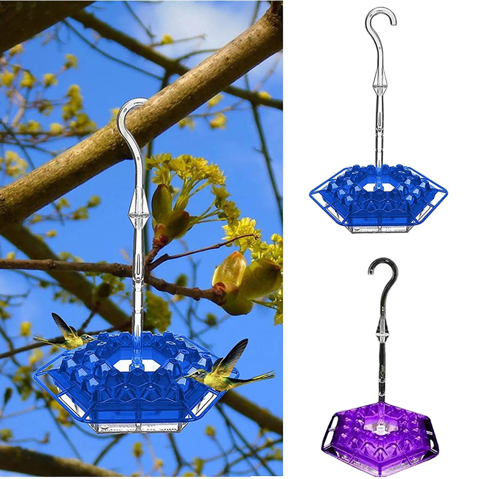 

Hummingbird Feeders for Outdoor Marys Feeder with Perch and Built-In Ant Moat Bird Feeder Pet Bird Supplies Bird Feeder Outdoor
