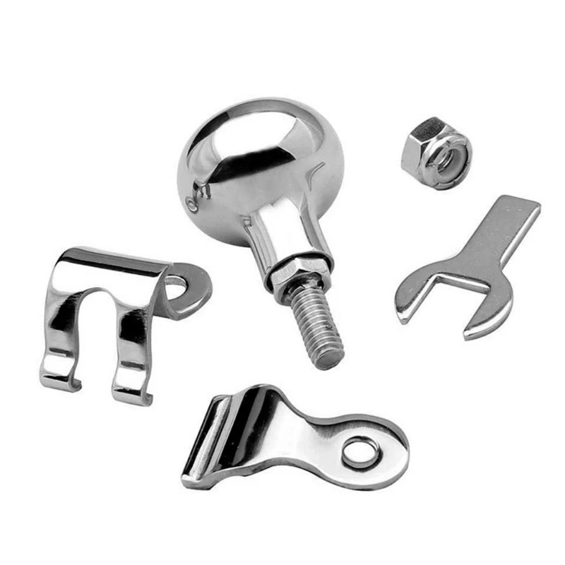 

Ручка рулевого механизма из нержавеющей стали, ручка с шариковым захватом, аксессуары для лодок, поворотный помощник 40GF