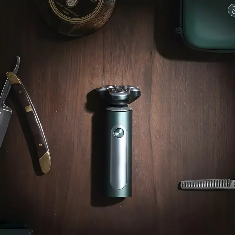 

Новая бритва S5 4 в 1, машинка для стрижки волос в носу, ушах, триммер для волос, Мужская щетка для очистки лица, перезаряжаемые бритвы IPX7