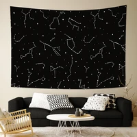 constellation tapestry fantasy starry sky blanket galaxy space pattern towel wall hanging cloth bedspread bedroom decoration