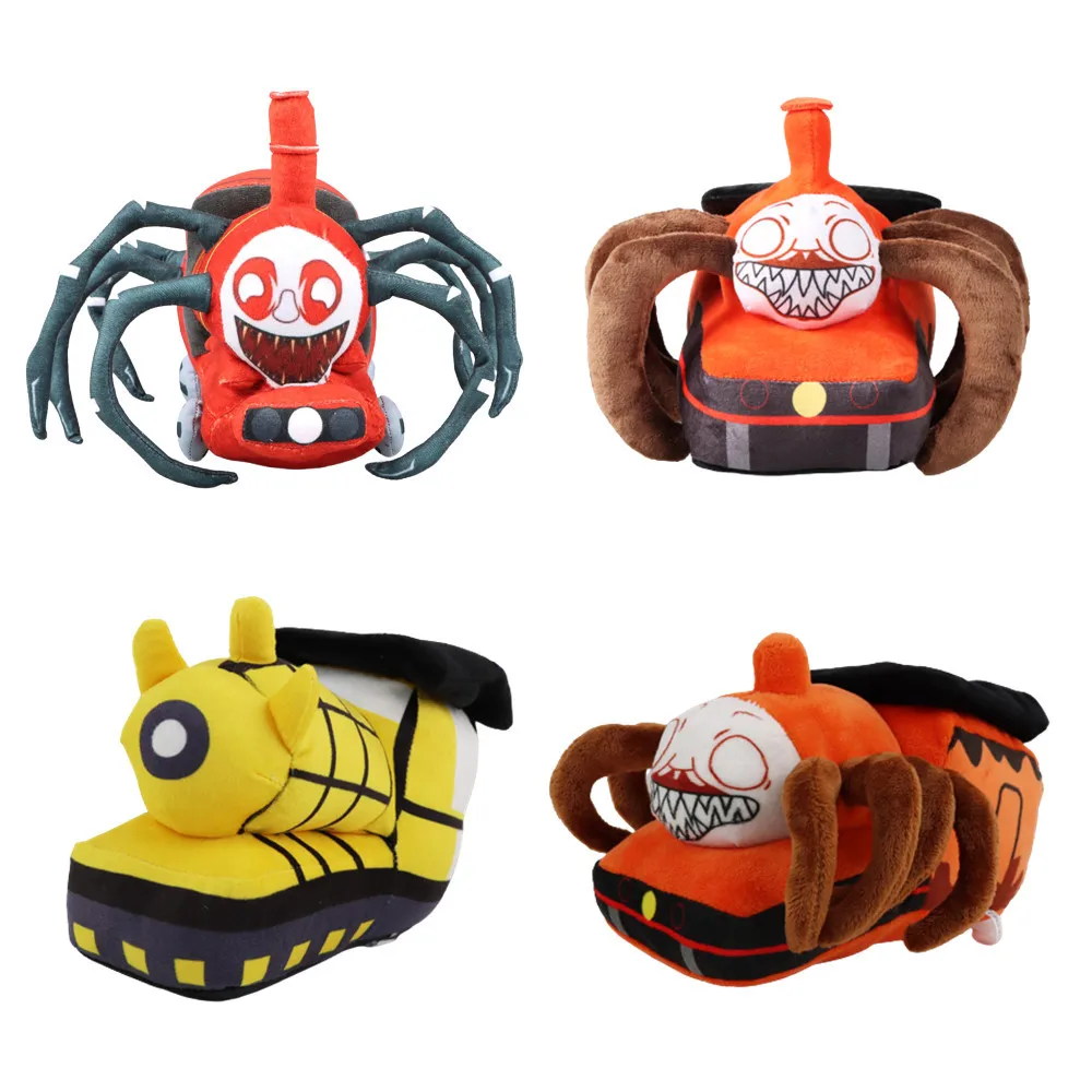 

Horror Game Choo-Choo Charles Plush Toy Soft Spider Stuffed Doll Horrible Charles Train Cartoon Spider Plushies Gifts For Kids