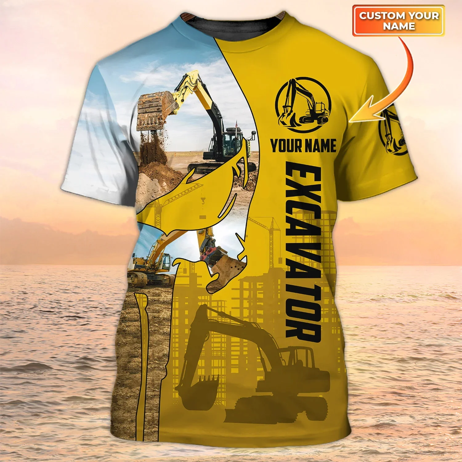 Новейшая летняя модная мужская футболка с персонализированным именем Оператора