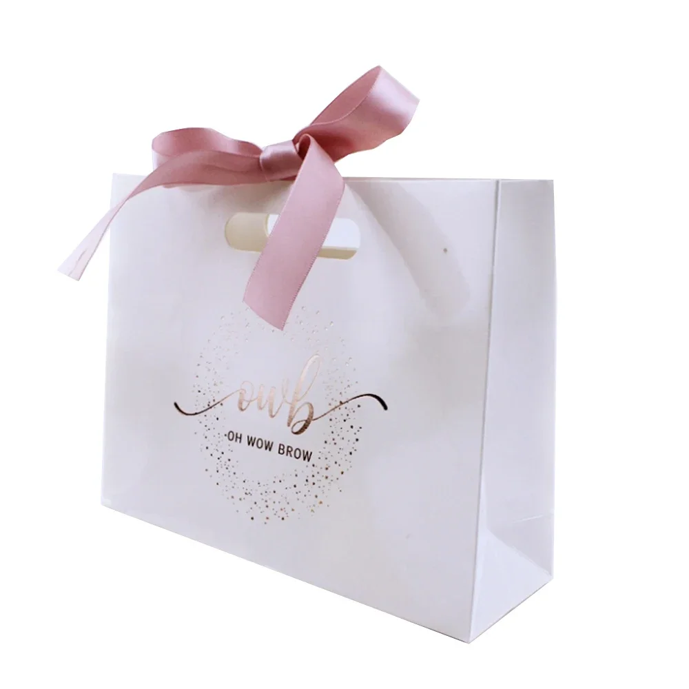 idreampack изготовленные на заказ белые матовые ламинированные бумажные сумки для