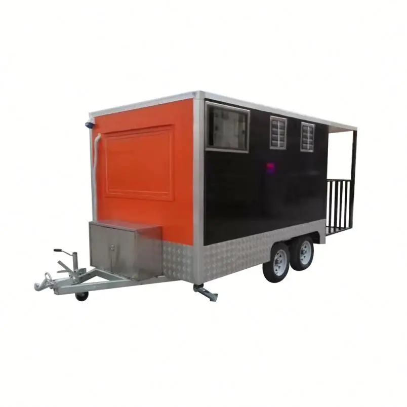 Киоск для продажи еды высокого качества уличный деревянный большой грузовик