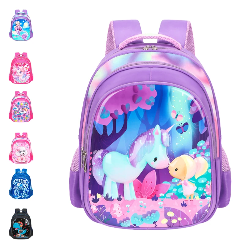 

Новый милый школьный ранец 3D из ЭВА с мультипликационным рисунком для начальной школы, модный легкий детский рюкзак, Удобная дорожная сумка, школьная Повседневная сумка для хранения