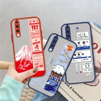 for huawei p50 p40 pro plus p20 pro p30 10 lite transparent painting phone case for huawei mate 40 30 20 pro tokyo scenery cover