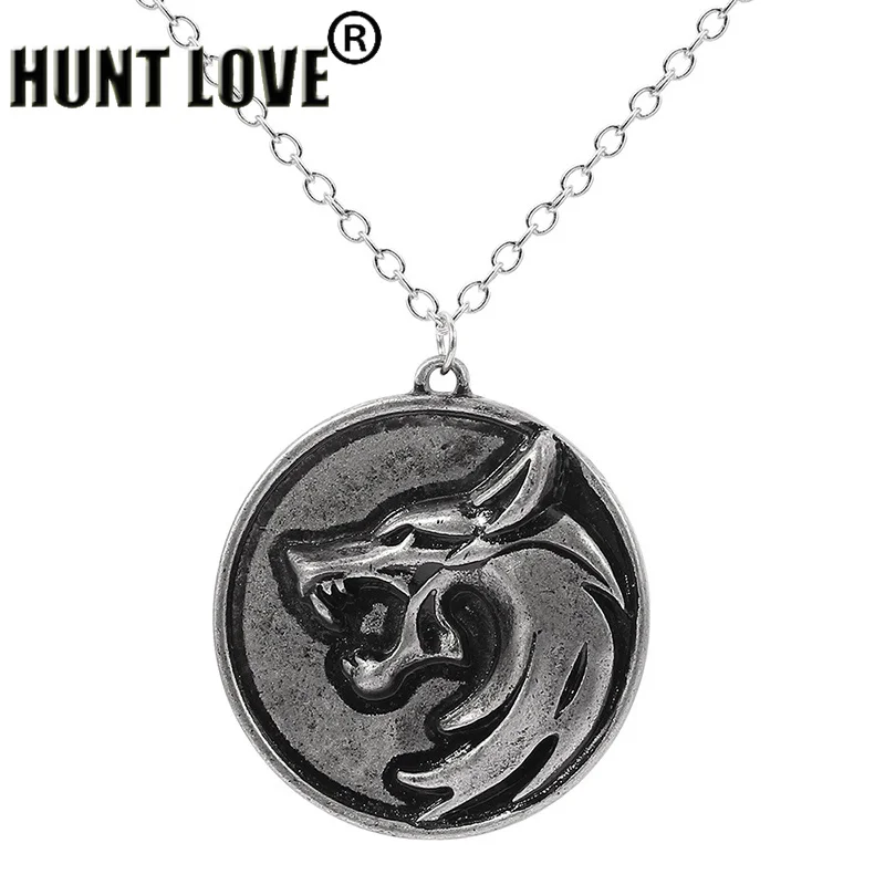 

Wolf Head Animal Necklace Hip Hop Punk Exquisite Pendant Wolf Totem Choker Sweater Necklace Women Jewelry Accessories Party Gift