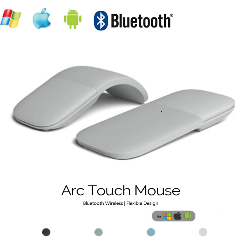 Складная Беспроводная Bluetooth-Мышь Arc Touch тонкая складная мышь плоская эргономичная