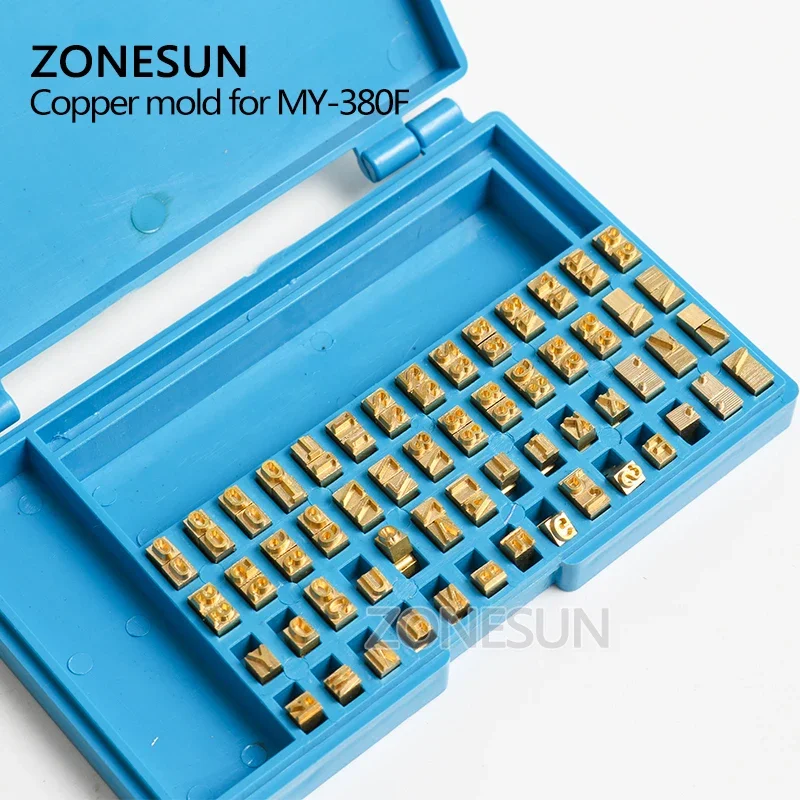 ZONESUN MY380 Шрифты для букв алфавита Ленточный принтер Запасная часть Печатная