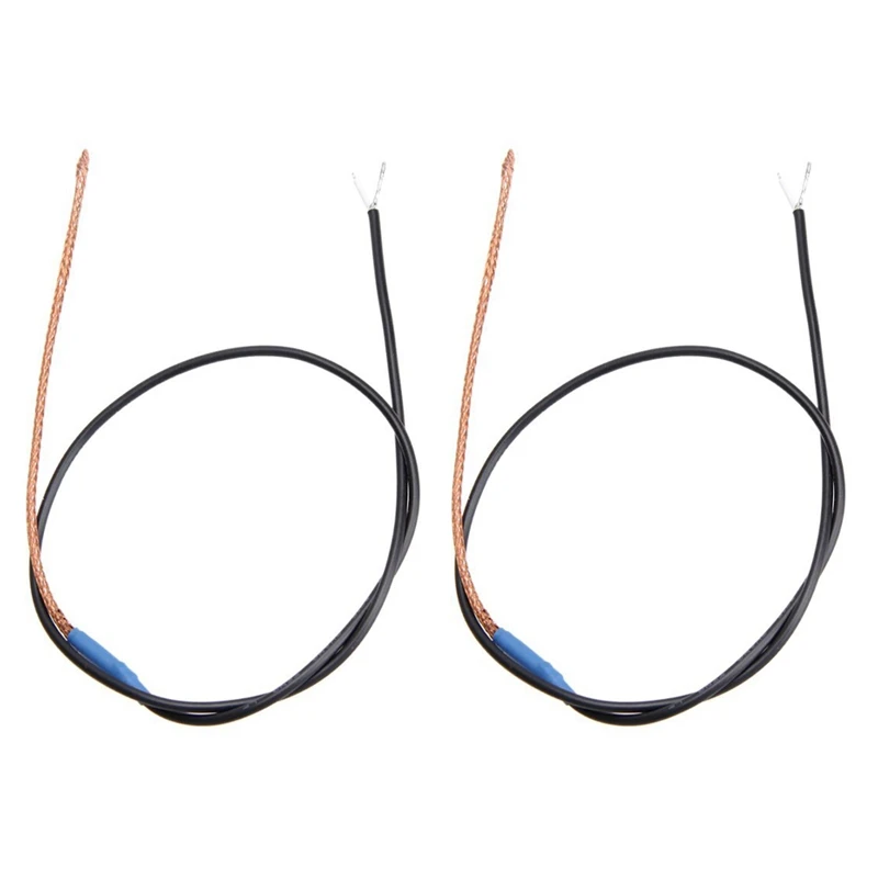 

2X Acoustic Guitar Saddle Piezo Bridge Pickup Soft With 2.5 Jack