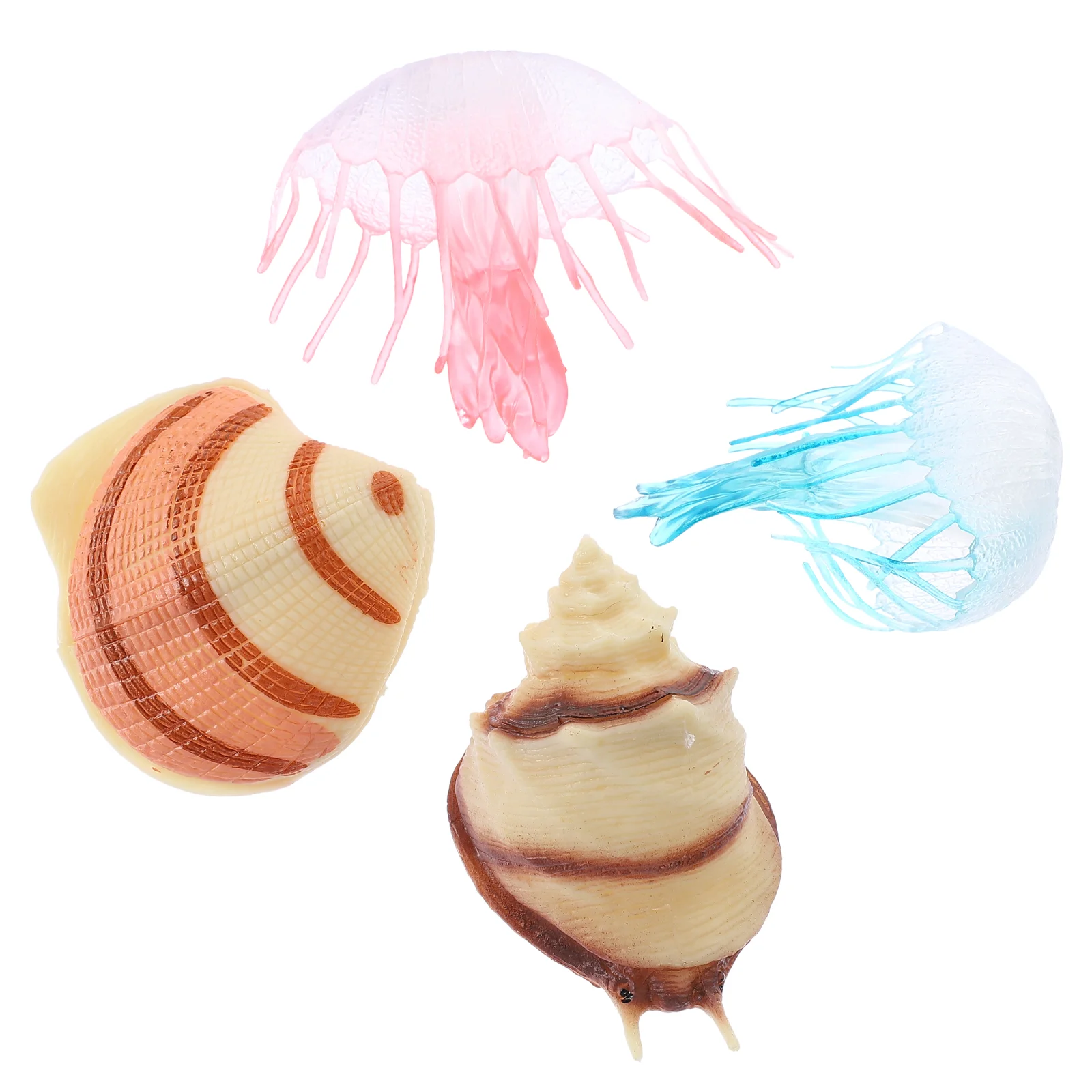 

1 Set Simulation Marine Animal Jellyfish Shellfish Ornament Kid Cognitive