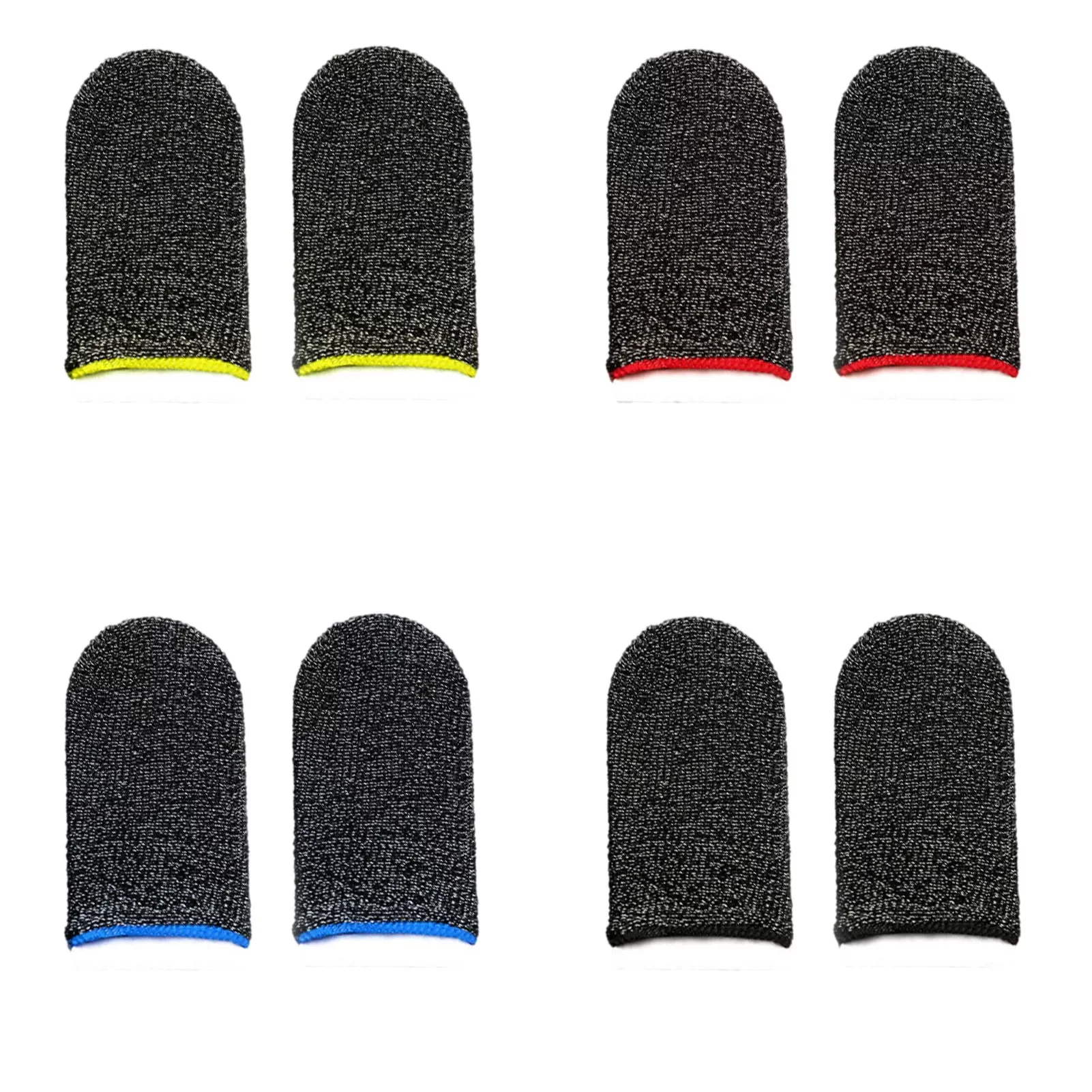 

2PCS/SET Finger Cover Breathable Game Controller Finger Sleeve For Pubg Sweat Proof Non-Scratch Touch Screen Gaming Thumb Gloves