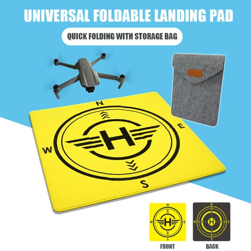 

For Landing Pads 43cm Drones Foldable Parking Apron w/ Storage bag for mavic Mini/2/Air 2/2S/PhantomAccessories