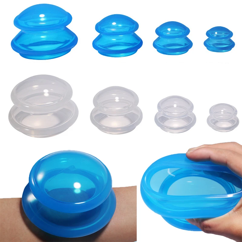 

Silicone Cupping Set Suction cups Vacuum Suction Jars Therapy Slimming Body Face Massage Cupping Anti Cellulite Weight Loss