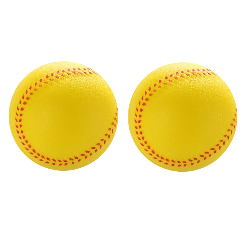 

4 Pcs Indoor Baseball Stress Ball Training Baseball Softball 9X9CM Elastic Child