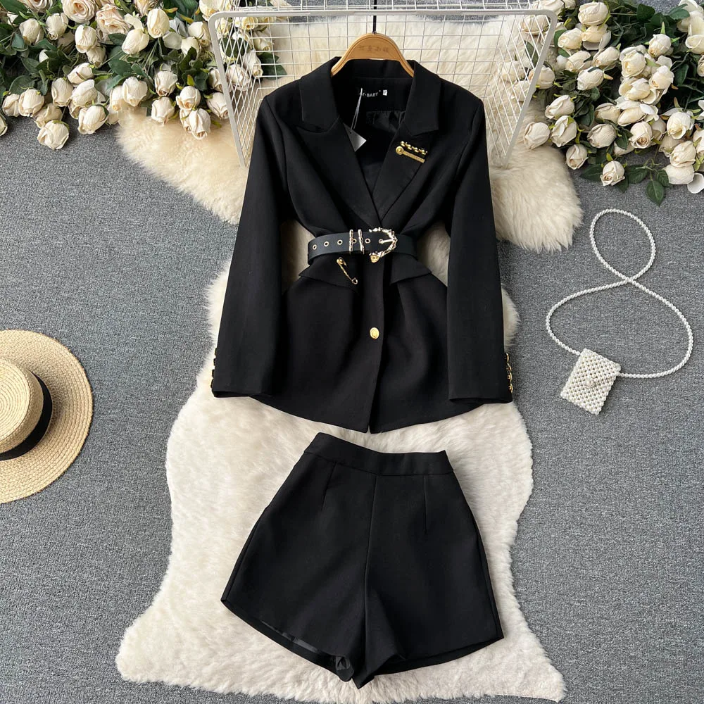 

Korean Chic Socialite Suit Aesthetic Women's Set Pants Sets for Women 2 Pieces Tangada Is Aliexpress Com Two-piece Female Pant