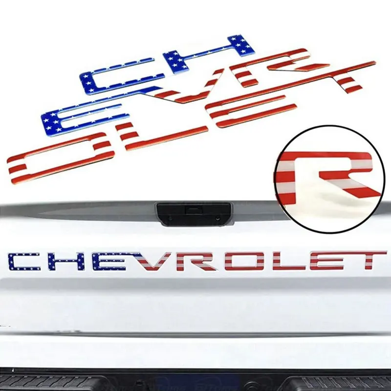 

(Купите один и получите один бесплатно) наклейка на багажник автомобиля s для Chevrolet Chevy SILVERADO наклейка на автомобиль наклейка s