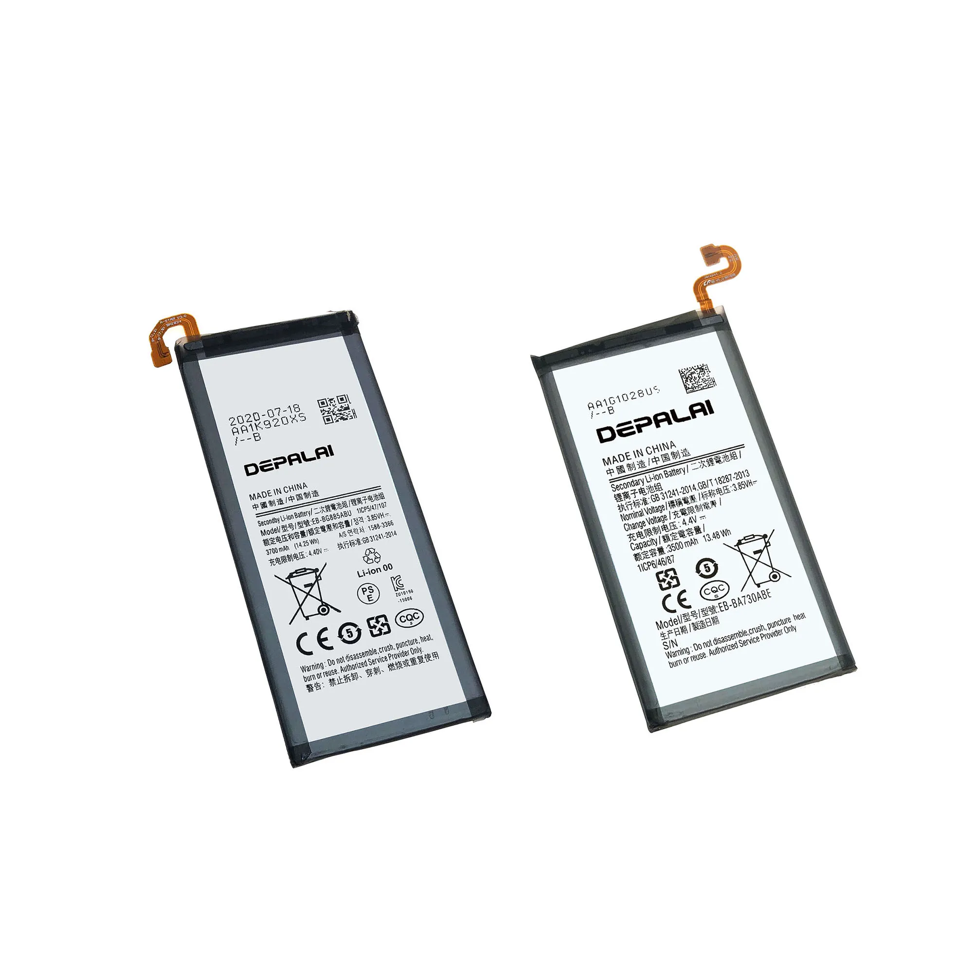 Аккумулятор EB-BA530ABE EB-BA730ABE для Samsung A8 A8Plus A8000 A810 A530 A730 A8Star A9Star Аккумуляторы EB-BA800 EB-BA810