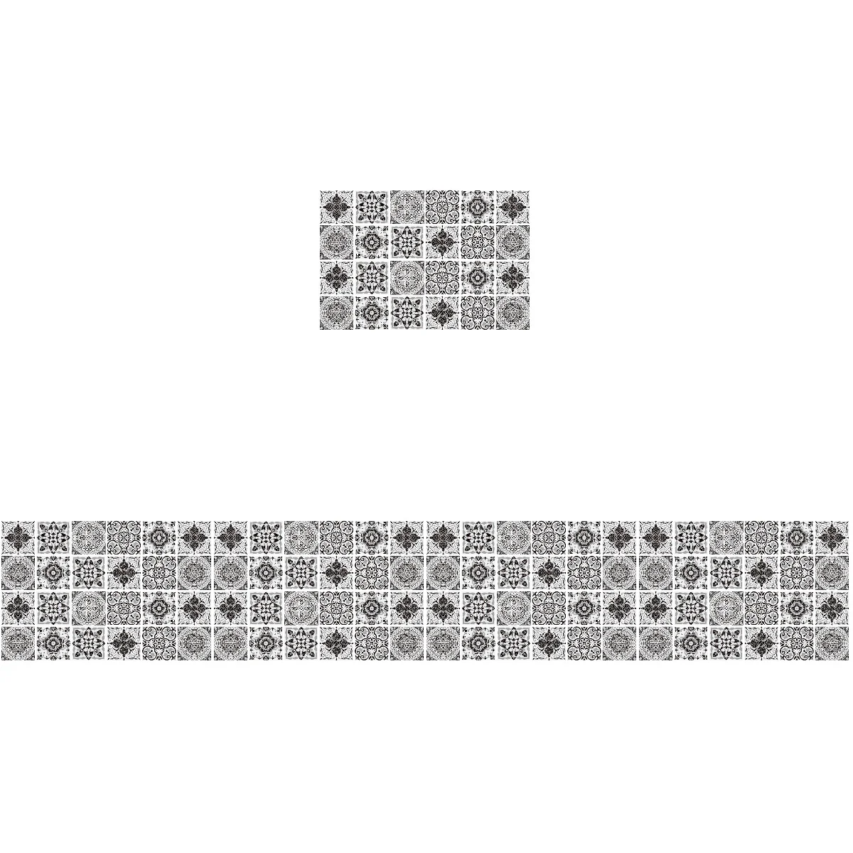 

120 pcs Easy to Peel and Stick Tile Stickers Wall Floor Tile Decals Kitchen Tile Decals Tile Stickers