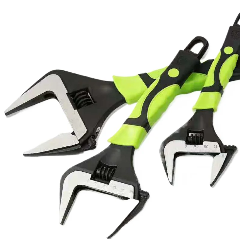 Регулируемый гаечный ключ большой 6/8/10/12 дюйма профессиональные сантехнические