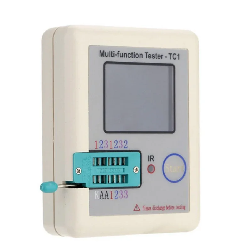 LCR-TC1 1 8 &quotTFT ЖК-дисплей мультиметр транзисторный тестер диодный триодный