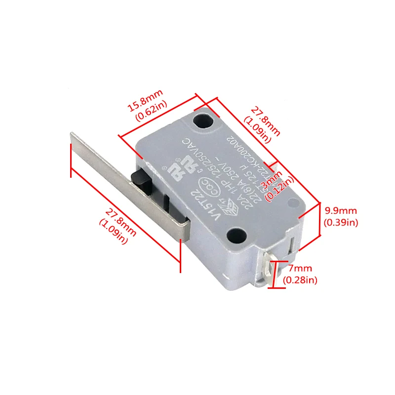1 шт. Honeywell V15T22-KC200A02 микро концевой выключатель 250VAC 22A-используется |