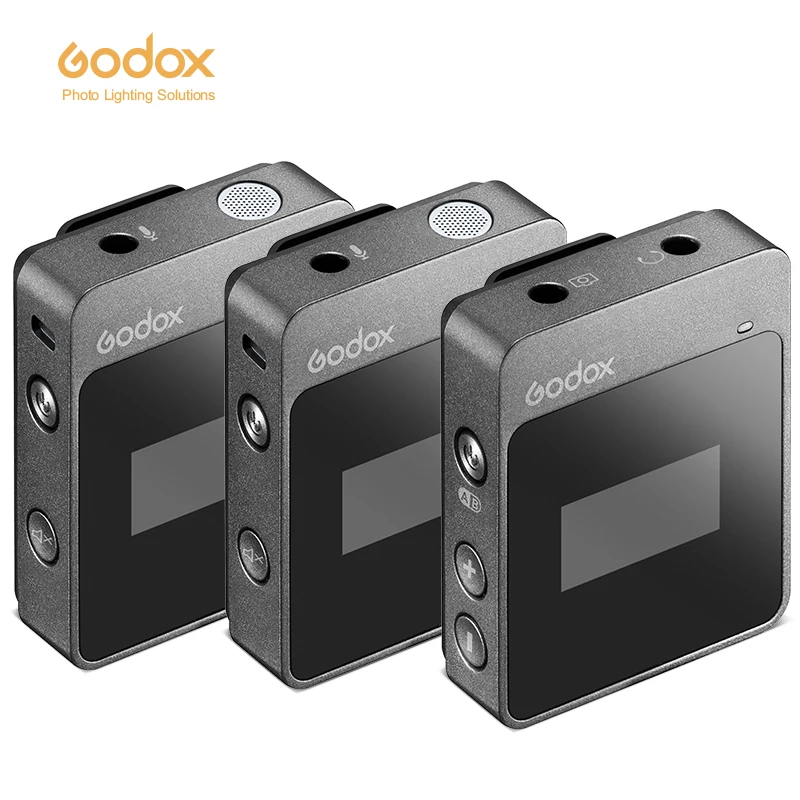 

Беспроводной петличный микрофон Godox MoveLink M1 M2 2,4 ГГц для DSLR-камер, видеокамер, смартфонов и планшетов для YouTube