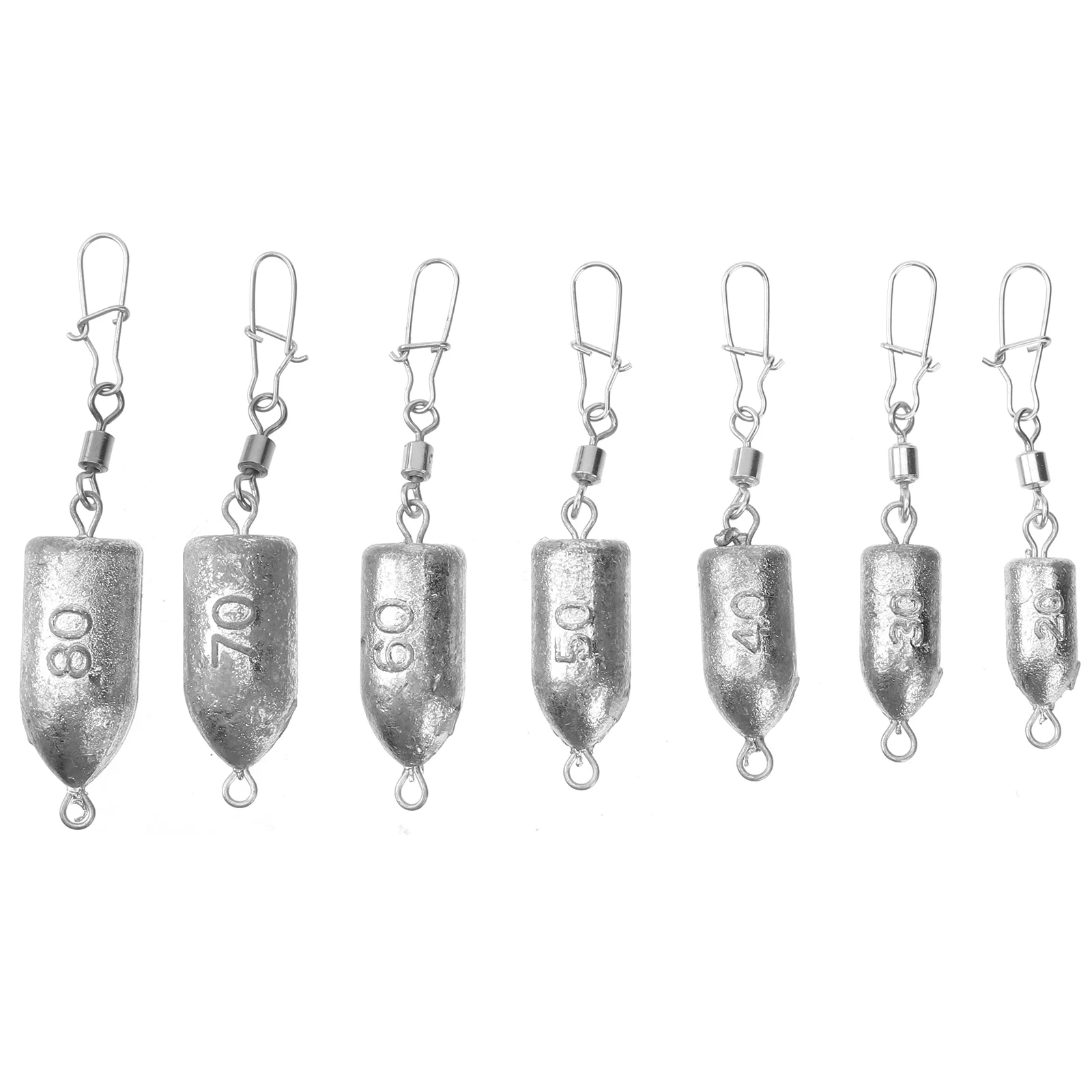 

7 PCs Fly Rod Weights Fly Line Weights Hook Weights Freshwater Sinkers