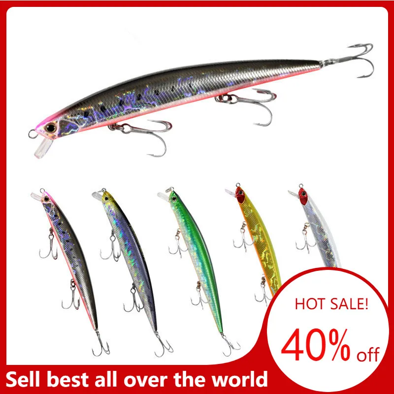 

2020 Xinpinlu Yayi Mino 14.6g/12.5cm Mino Minow Biomimetic Sea Fishing Bait M058