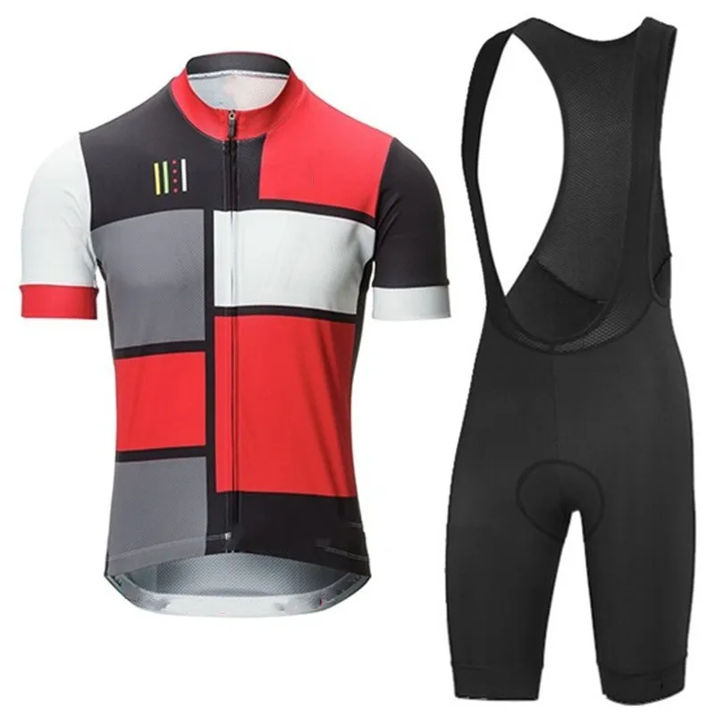 

2022 red Cycling team Clothing Quick Dry Mens brand Bicycle wear summer Quick Step pro Cycling Jerseys gel pad bike shorts set