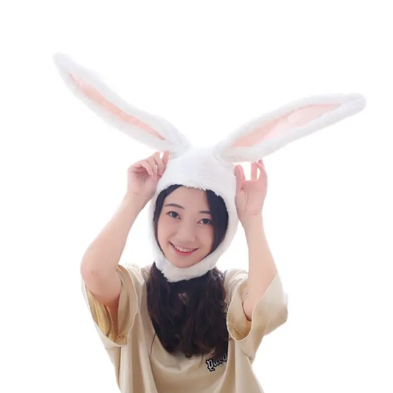 

Japanese Cute Plush Funny Eastern Bunny Ears Mask Adult Kids Halloween Party