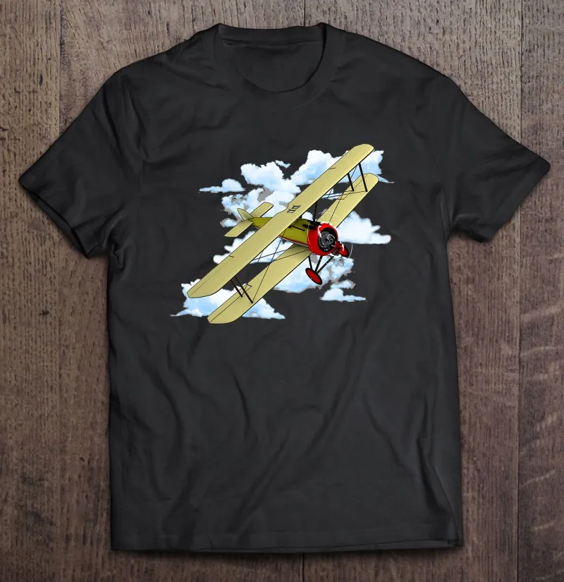 

Футболка Мужская/женская с коротким рукавом, винтажная тенниска с рисунком авиатора, подарок