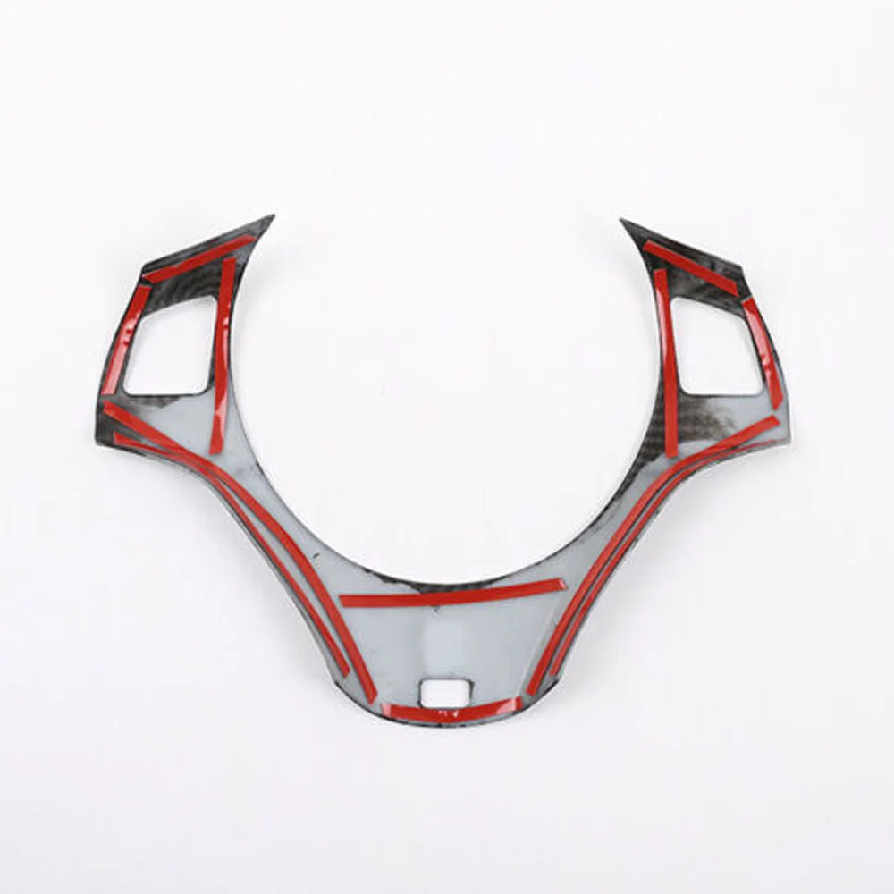 

Carbon Fiber Style Steering Wheel Cover Trim For BMW 3 Series E90 E92 E93 05-12 Brand New Auto Parts High Quality And Durable