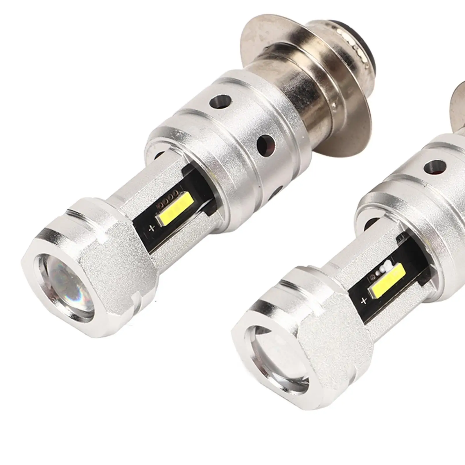 100 Вт H6 H6M P15D Светодиодная лампа для фар — суперяркая двойная оптическая линза